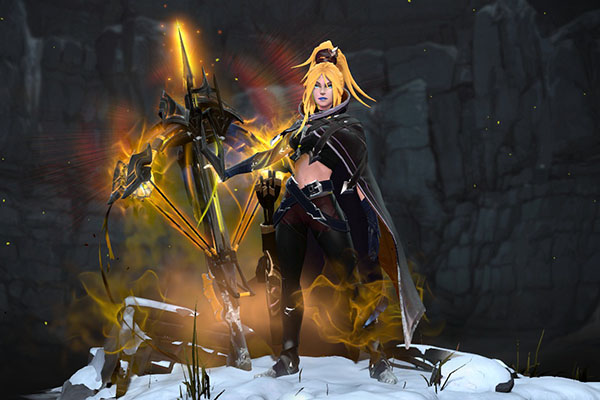 Drow Ranger Custom Arcana Gold Style для Drow Ranger